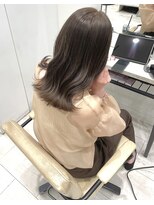 20代30代40代ブリーチなしオリーブグレージュくびれミディ
