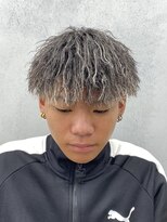 ルースト 西院店(ROOST)&nbsp;ツイストパーマ/ホワイトメッシュ/マッシュ/ツーブロック