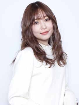 サロン ハナノ(Salon Hanano) ふわミディ明るめオリーブベージュ波まきコテセット