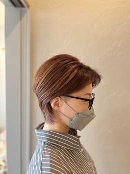『楽でキレイなショート』髪質、クセを活かしてデザイン性と再現性の高いスタイルを創ります！