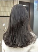 ブリーチなしオリーブグレージュ赤味消しくすみカラー20代30代