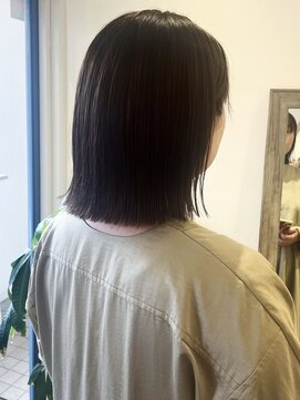 メルト 吉祥寺(melt) 小顔外ハネ切りぱなし20代透明感グレージュニュアンス