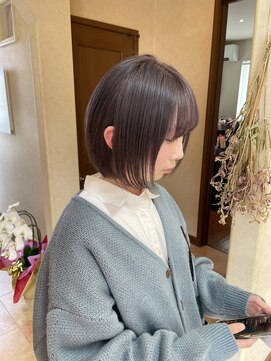 メルク(merc) カール/セミディ/シアーカラー/姫カット/ミニボブ