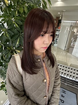 ハピネス 西大寺店(Happiness) レイヤーカット 顔まわりレイヤー 小顔カット