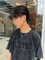 ソレイユトウキョウシブヤ(SOLEIL TOKYO shibuya)&nbsp;メンズ韓国ヘア/毛流れ/センターパート/フェザーショート