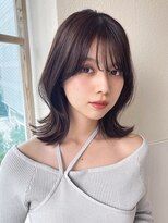 アフロート ディル(AFLOAT D'L)&nbsp;抜け感シースルーバング×くびれミディくびれヘアレイヤーカット