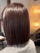 アオゾラヘアーヒカリノモリ(AOZORAHAIR hikarinomori)&nbsp;コックリ切りっぱなしボブ