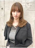 マロンベージュ/ボブ/前髪/レイヤー/小顔/髪質改善/縮毛矯正立川