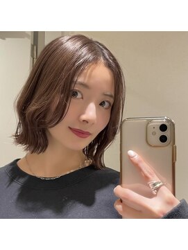 サンド 池袋(sand) 前髪なしボブ