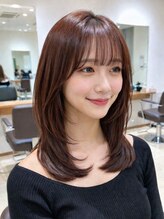 ノア(NOA) 【NOA】大人可愛い艶感レイヤーミディ