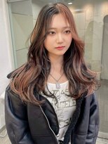 ネハス 栄(nehus.) 学割ブリーチハイライト髪質改善ダブルカラーレイヤーカット