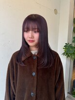 リレットヘアー(Riretto HAIR)&nbsp;抜け感レイヤー×ツヤ感ピンクブラウン
