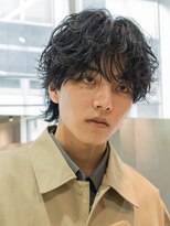フィフス 栄(fifth)&nbsp;無造作シャドウパーマの色気シースルーマッシュウルフ◎