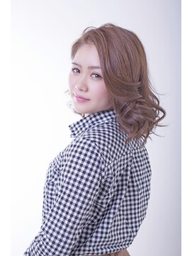 グランブルー(Grand Bleu) かきあげバングボブ★柔らかブルージュ★