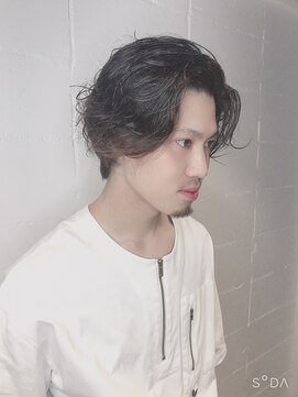 シェル 吉祥寺(shell) メンズも☆ランダムパーマハンサムショート