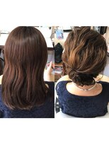 町上津役の美容室 ヘアセット