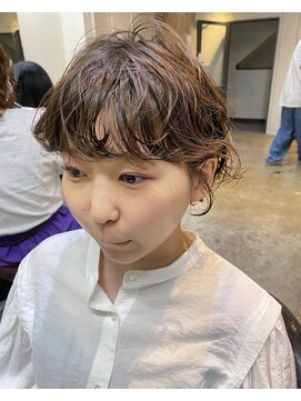 ソイ 下北沢(soi) ゆるめニュアンスパーマ ショートボブ