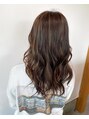 シエル ヘアーズ ボウ グループ(Ciel hairs beau gloup)&nbsp;ハイライトカラー細めのハイライトでオシャレ感を♪