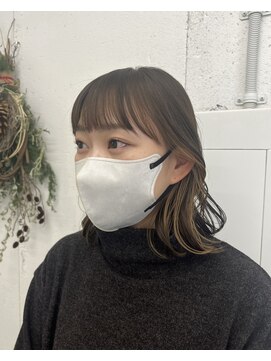 ユイツ ベージュ×インナーカラー