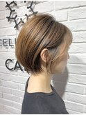 丸みショートボブ