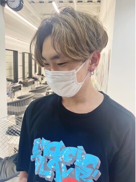 ギグスダブル 栄店(gigs double) メンズ/ブロンドマッシュ