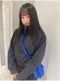 【YOKE】暗髪/髪質改善/グレ-ジュ/透明感カラ-/アッシュブラック