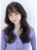 韓国風ロングヘア