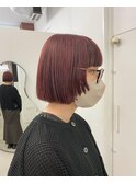 ポイントカラー　ボブ　福岡　天神　薬院　今泉