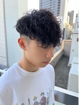 波巻きパーマツイストスパイラルパーマメンズ名駅名古屋