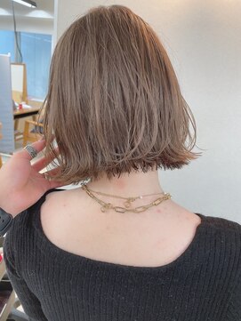 サンド 鹿児島中央(sand) @sei___sandイメチェン/切りっぱなしボブ/鹿児島中央駅