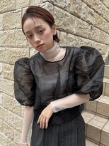 アース 三軒茶屋店(HAIR&MAKE EARTH) 三軒茶屋_レディース_ミディアム_ボブ_ウェット_オイル_パーティ