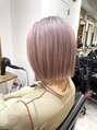 ジュール 新宿(Joule)&nbsp;切りっぱなしbob/ブリーチ新宿駅/新宿駅西/ボブ/ショート/カラー