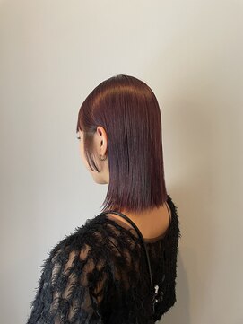 ガーランド (Garland) 切りっぱなしボブ/暖色カラー/前髪/原宿神宮前