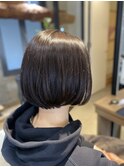 ミニボブ大人可愛いマッシュミニウルフ