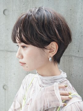 ソウ アオヤマ(SO aoyama) 大人可愛い20代30代40代　前下がり丸みマッシュショート◎