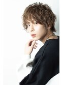 ウェーブパーマ　メンズヘア　束間　イケメン　２０代　３０代ｋ