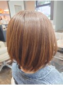 ショート×フォギーベージュ