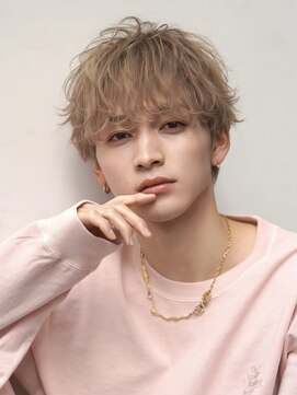 オーシャントーキョー 渋谷神南(OCEAN TOKYO) ミルクティーベージュニュアンスサーフマッシュ