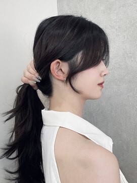 ジーナ 福岡天神(Zina) 韓国顔まわりカット/小顔カット/似合わせ/Zina福岡天神