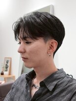 カルム(kalm) 毛流れセンターパートニュアンスパーマカルマヘアメンズパーマ