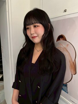 シータ(sheta) 【表参道sheta】黒髪ロングクラゲヘアーオリーブグレー
