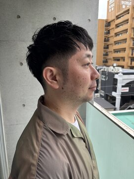 メンズサロン ウエストサイドカットクラブ(Men's West Side Cut Club) 30代40代【大人アップバング×フェードショート】