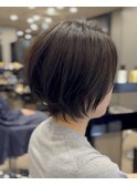 大人ショートヘア 40代50代60代ヘア 白髪 大阪ショートヘア 梅田