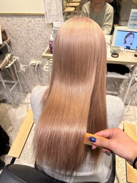 ゼストソエル(ZEST soell) 立川／デザインカラー／髪質改善／艶髪ロング／透明感アップ