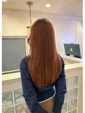 アマンヘアーイースト 吉祥寺東口店(Aman hair-e) やわらかいオレンジブラウン2026S/S【Amanhair-e吉祥寺】