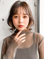 アグノス 青山(Agnos)&nbsp;シースルーバング20代30代40代◎大人ガーリー斜めバング美髪