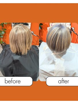 ウルーウール 金沢もりの里店(HEUREUX HEURE) 【ツヤ髪☆白髪ぼかし】