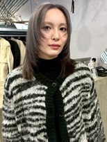 ローレンアンドパレード 並木坂店(Lauren&Parade)&nbsp;シルバーアッシュ ハイトーン ブリーチ ミディアムレイヤー