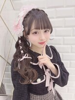 リルミー(Lilme) 松島七葉ちゃんあみかちゅサイドポニープリンシパルヘア*まゆ
