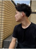 サーフカール/スパイキーショート/ブルーブラック/眉毛/錦糸町駅